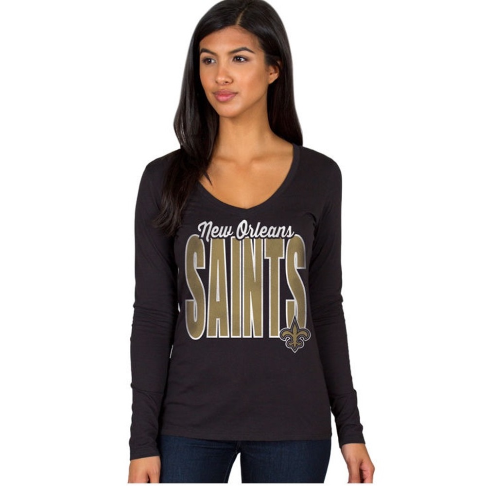 NFL New Orleans Saints Team Apparel LS Tee